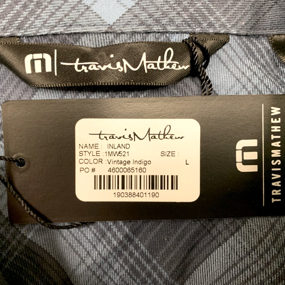 Travis Mathew Inland button down long sleeve shirt